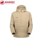 MAMMUT 1012-00730 Hiking WB Hooded Anorak AF savannah Apparel マムート ユニセックス ウインドシャツ ベージュ MAM1012007307517