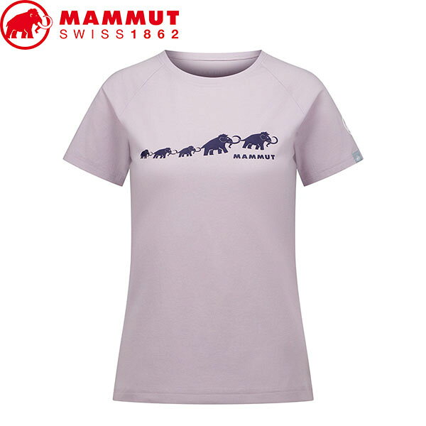 マムート MAMMUT 1017-02022 速乾Tシャツ レディース QD Logo Print T-Shirt AF Women alpine calamint PRT3 アジアンフィット ロゴ ドライ トレッキング ヨガ フィットネス MAM1017020226448