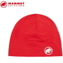 MAMMUT 1191-01071 Taiss Light Beanie mammut red Apparel Accessories マムート ユニセックス 帽子 レッド MAM1191010713778