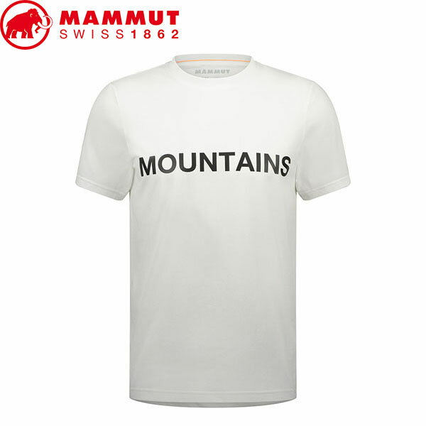 Rakuten - マムート MAMMUT メンズ 半袖Tシャツ QD Logo Print T-Shirt AF Men アジアンフィット white PRT5 MAM10170201200714