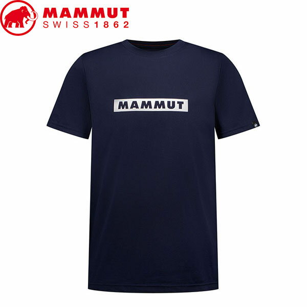乐天商城 - マムート MAMMUT メンズ 半袖Tシャツ QD Logo Print T-Shirt AF Men アジアンフィット marine-white PRT2 MAM10170201250628