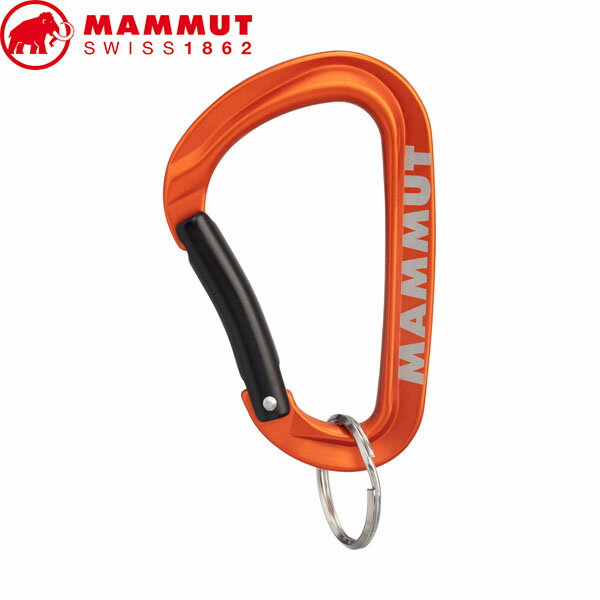 乐天商城 - マムート MAMMUT カラビナ Mammut Mini Carabiner Workhorse Keylock L orange キーリング 鍵 アクセサリー用 MAM2810003202016