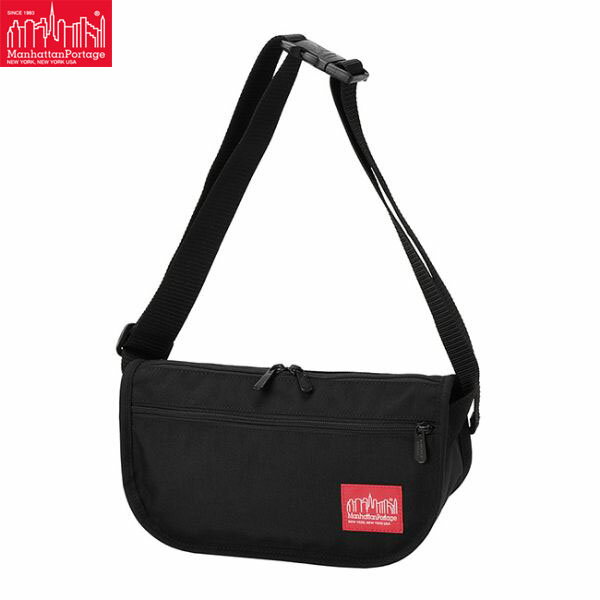 マンハッタンポーテージ Manhattan Portage ウエストバッグ ボディバッグ ユニセックス メンズ レディース Leadout Waist Bag MP1115 Black MP1115BLK