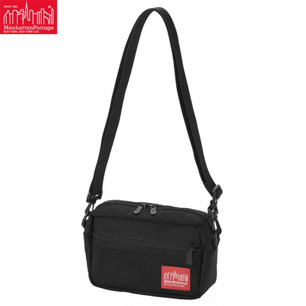 乐天商城 - マンハッタンポーテージ Manhattan Portage ショルダーバッグ ユニセックス メンズ レディース Sprinter Bag　MP1401 Black MP1401BLK