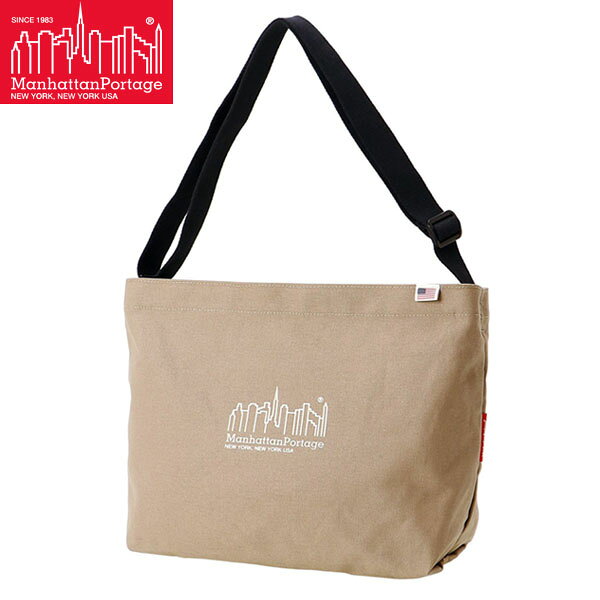 Rakuten - マンハッタンポーテージ ショルダーバッグ Manhattan Portage Clearview Shoulder Bag Canvas Beige キャンバス MP1482CNVSBEG