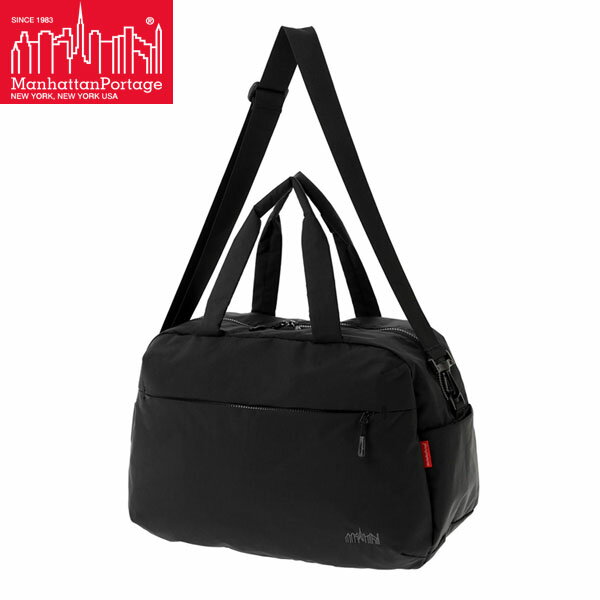 マンハッタンポーテージ ダッフルバッグ ラゲッジバッグ Manhattan Portage Palmetto Boston Bag Nylon Tussah Quill Black 旅行 トラベル MP1826TSBLK