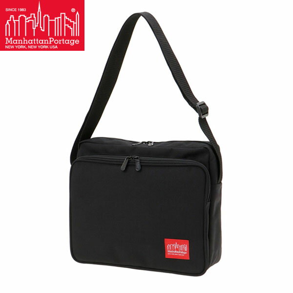 Rakuten - マンハッタンポーテージ ショルダーバッグ Manhattan Portage Voyager Shoulder Bag Black スクエア 通学 MP2435BLK