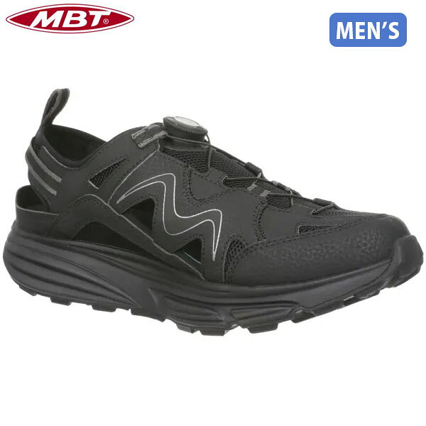 MBT エムビーティー メンズ スニーカー サンダル 靴 KINABALU 19 BLACK/BLACK メッシュ素材 MBT703233257R