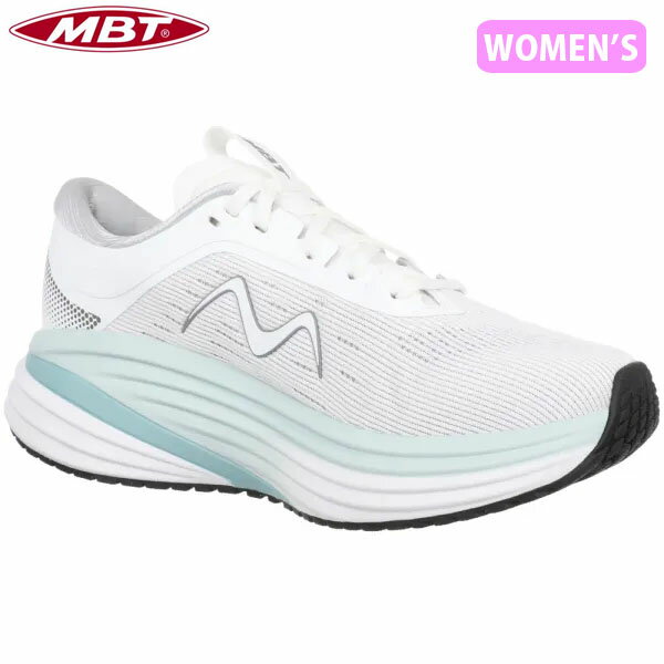 Rakuten - MBT エムビーティー レディース シューズ 靴 M-3000-2 LACE UP WHITE/LIGHT BLUE ランニング MBT7036751002Y