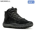 メレル MERRELL メンズ トレッキングシューズ ラプト ミッド ウォータープルーフ ブラック/ブラック ハイキング 防水透湿 MERJ037751