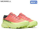 メレル MERRELL メンズ トレイルランニングシューズ アジリティーピーク5 AGILITY PEAK 5 BLOSSOM/MANTIS 厚底 ビブラムソール トレラン MERJ068327