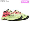 メレル MERRELL レディース トレイルランニングシューズ エムティーエル ロング スカイ 2 マトリックス MANTIS 軽量 ビブラムソール MERJ068358