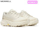 メレル MERRELL レディース トレイルランニングシューズ アジリティーピーク5 AGILITY PEAK 5 EGGSHELL 厚底 ビブラムソール トレラン MERJ068392