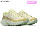 メレル MERRELL レディース トレイルランニングシューズ アジリティーピーク5 AGILITY PEAK 5 BEACH/CITRINE 厚底 ビブラムソール トレラン MERJ068562
