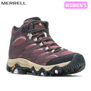 メレル MERRELL モアブ 3 シンセティック ミッド ゴアテックス バーガンディ/バールウッド レディース ハイキングシューズ 透湿防水 J500184 MERJ500184