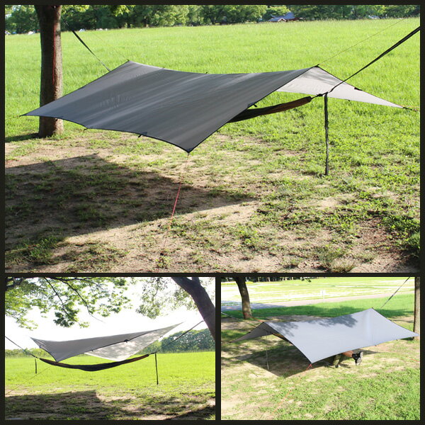 アウトドアのリテイラー ハンモック専用タープ タープ 3m×3m キャンピングハンモック アウトドア 雨よけ 日よけ 旅行 軽量 ナイロン 組み立て アウトドアギア ハンモックアクセサリー ソロキャンプ 登山 トレッキング アウトドア用品 キャンプ用品 KAN000003通販格安セール情報 楽天 通販