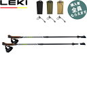 レキ LEKI トレッキングポール【ポールケースプレゼント】スピンショート 100グレー 2本組 ノルディックウォーキングポール 杖 CARAVAN 13004...