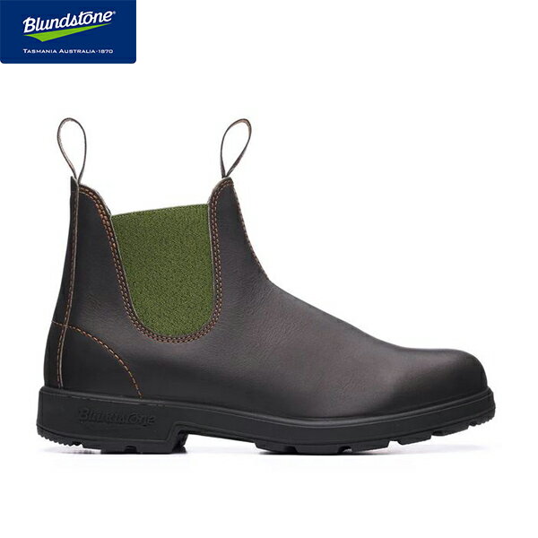 ֥ɥȡ ꥸʥ륹 ɥ֡ ˥å  ǥ BS519 Blundstone ORIGINALS BROWN / DARK GREEN BS519408