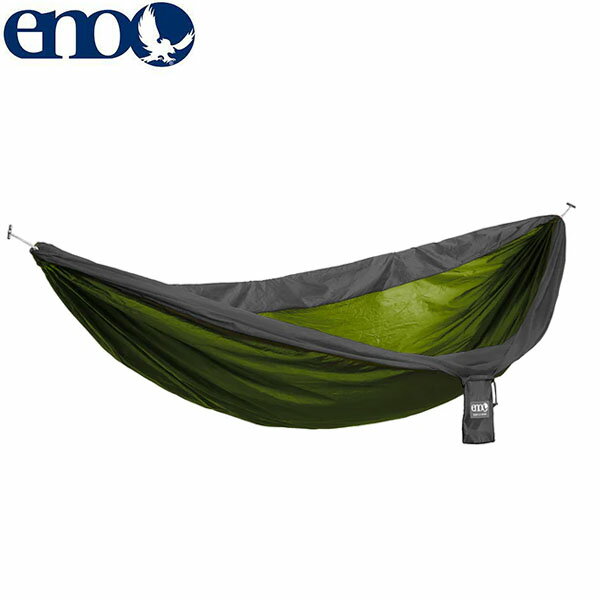 イーノ ENO ハンモック SUPER SUB Ultralight Hammock Lichen/Charcoal LS049 キャンプ ピクニック アウトドア 軽量 ENO0811201017373