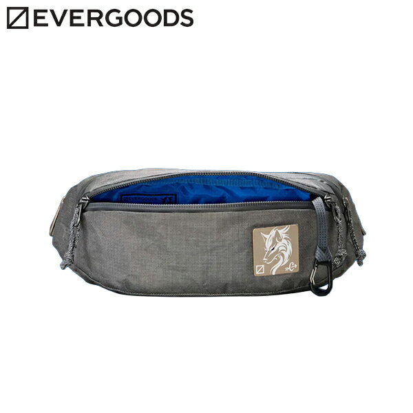 EVERGOODS CIVIC ACCESS SLING 2L - Kludde Edition Gravel Gray and Blue Flame CAS2 Kludde Edition HIP PACKS SLINGS エバーグッズ スリングバッグ EVE0850064919301