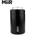 ミアー MiiR 缶ホルダー ビール ステンレス ダブルウォール Can Chiller Black 12oz/354ml 402260 MII0811534026608 国内正規品