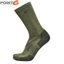 POINT6 ポイント6 メンズ レディース 靴下 ソックス メリノウール Tactical Tracker Extra Light Crew Sage エクス...