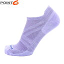 POINT6 ポイント6 メンズ レディース 靴下 ソックス メリノウール Ghost Runner Ultra Light No-Show TAB Laven...