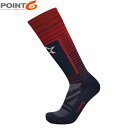 POINT6 ポイント6 メンズ レディース 靴下 ハイソックス メリノウール Ski USA Light OTC DarkNavy 中厚手 ライトクッション ...