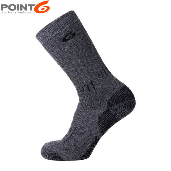POINT6 �ݥ����6 ��� ��ǥ����� ���� ���å��� ���Υ����� Expedition Extra Heavy Mid-Calf Gray �˸� ����...