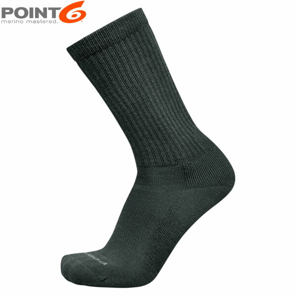 POINT6 ݥ6  ǥ  å Υ Classic Casual Light Crew GRAY ...