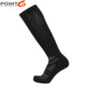 POINT6 ポイント6 メンズ レディース 靴下 ハイソックス メリノウール Compression Ultra Light OTC Black 薄手 ウルト...