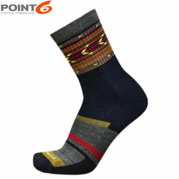 POINT6 �ݥ����6 ��� ��ǥ����� ���� ���å��� ���Υ����� Arrow Extra Light 3/4 Crew Dark Navy �������ȥ�...