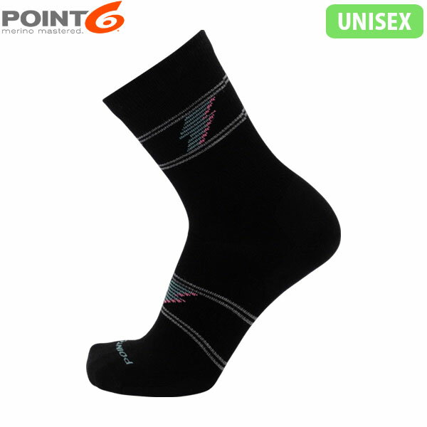 POINT6 �ݥ����6 ���� ���å��� ��� ��ǥ����� ���Υ����� ���� ����ȥ�饤�� 3/4���롼 Black �֥�å� P66387BLA