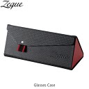 ゼクー サングラス アクセサリー グラスケース ジールオプティクス 偏光サングラス 偏光グラス AS-034 GLASSES CASE ブラック×レッド Zeq...