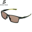 バニーウォーク BUNNY WALK 偏光サングラス BW-0251C マットブラック/クリアオリーブ(HC-BROWN/POPUP LENS) 4カーブ ジー...
