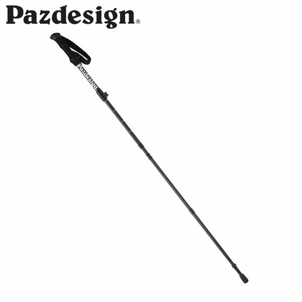パズデザイン Pazdesign PAC-366 ウェーディングスタッフII カーボンブラック 折り畳み 140センチ アウトドア 釣り PAZPAC366CBL