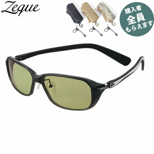 Zeque ゼクー 偏光サングラス【眼鏡ケースプレゼント】 F-2189 ティーダ #グラデーション/ホワイト EG TALEX タレックス ジールオプティクス ZEAL OPTICS PRGREF2189