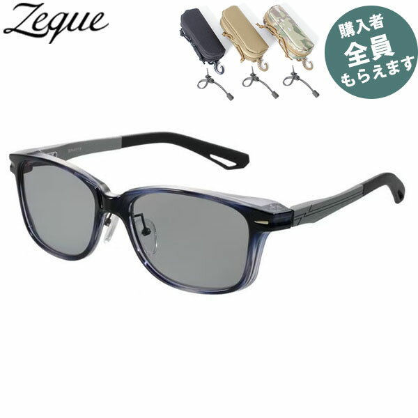 Rakuten - Zeque ゼクー 偏光サングラス【眼鏡ケースプレゼント】 F-2287 シェリー #ブルーデミ/グレー TV TALEX タレックス ジールオプティクス ZEAL OPTICS PRGREF2287