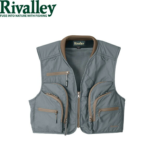 Rakuten - リバレイ 5430 RV マウンテンストリームベスト グレー Rivalley 双進 RIV5430GRY