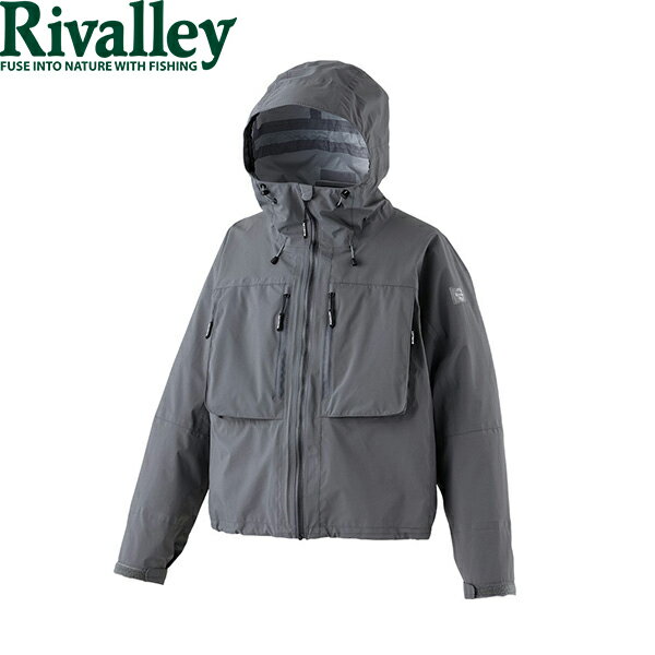 乐天商城 - リバレイ 5451 RV ガイドレインジャケットII グレー Rivalley 双進 RIV5451GRY