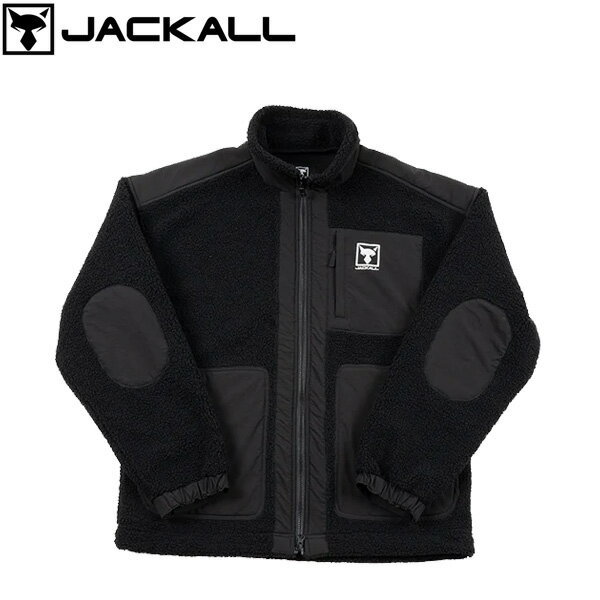 ジャッカル ウィンドブロックフリースジャケット ブラック JACKALL JA-A001 JAC018