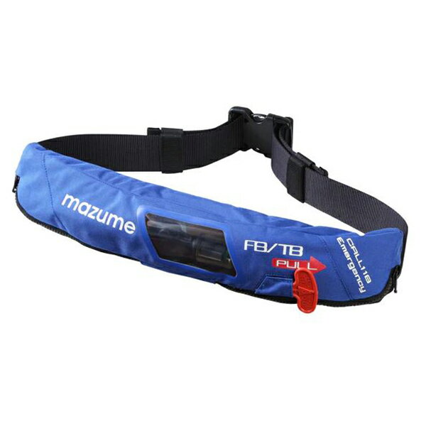 マズメ MZLJ-770 インフレータブルウエストSP ブルー 救命胴衣 mazume オレンジブルー MZM4571190546426