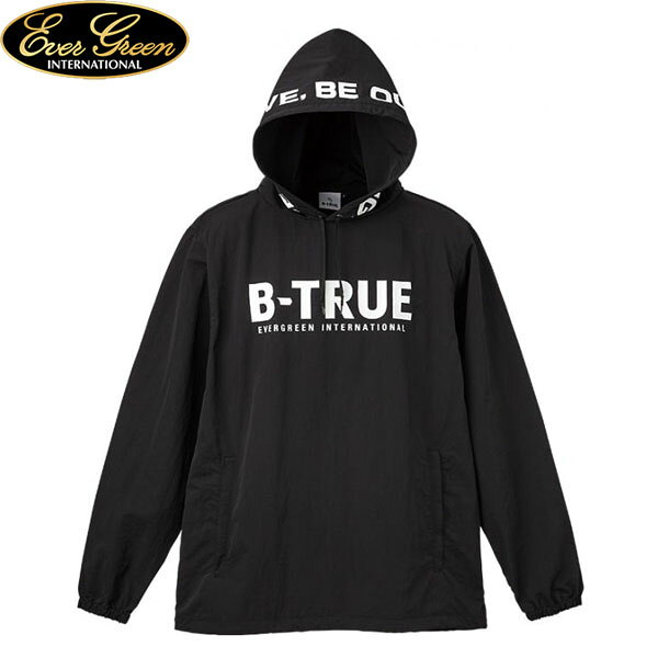 乐天商城 - エバーグリーン EVERGREEN パーカー フーディー B-TRUEパッカブルプルパーカー ブラック/BK コンパクト 釣り フィッシング タウンユース AZREVG409