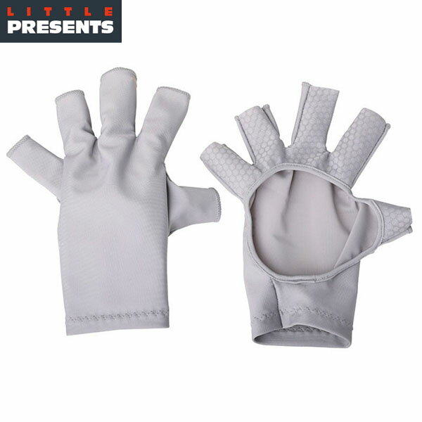 Wear - リトルプレゼンツ LITTLE PRESENTS フィッシンググローブ UV パームレスグローブ G-10 クールグレイ オープンタイプ UVカット LTPG10COG