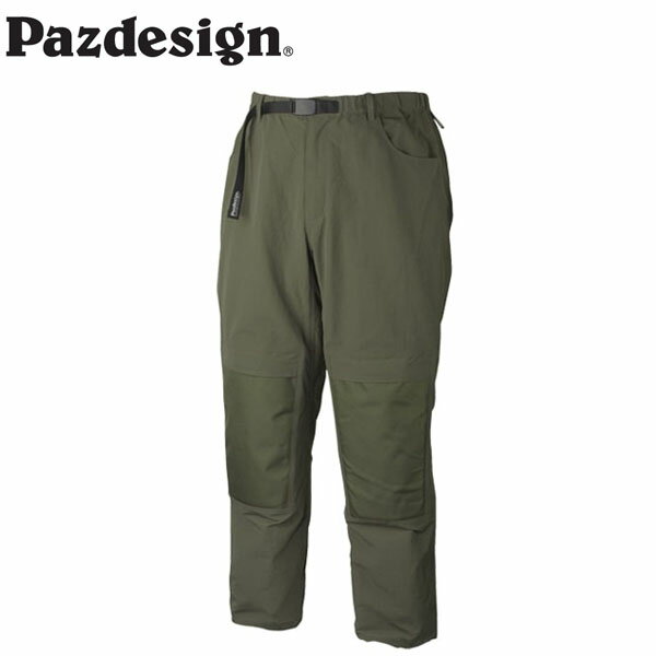 パズデザイン Pazdesign フィッシングパンツ ニーガードパンツ カーキ SPT-017 膝保護パッド 釣り フィ..