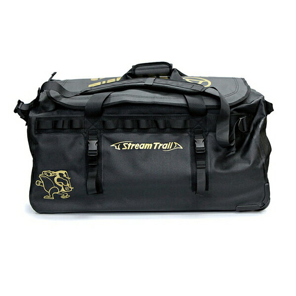 ストリームトレイル シナノII 大型トローリーバッグ StreamTrail TrollyDuffleSHINANOII Black/Gold STR4542870023216(4)