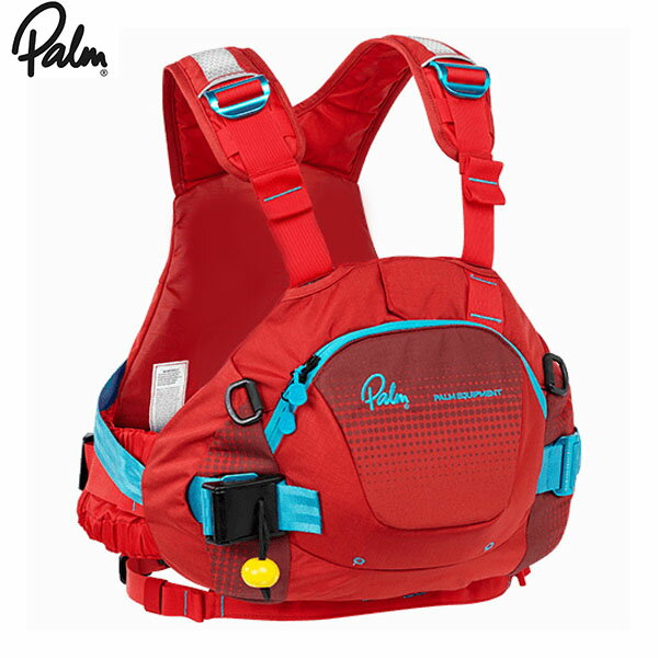 パーム Palm 固型式ライフジャケット PFD FXrエフエックスアール(L3) レッド レジャー性能鑑定適合品（L3） カヌー カヤック 12368 高階救命器具 PAL12368RED