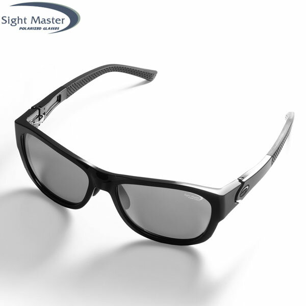 サイトマスター 偏光サングラス 釣り 偏光レンズ メガネ エノルメブラック LG/シルバーミラー(SWRレンズ)　6カーブ フィッシング アウトドア Sight Master SIG775130152201