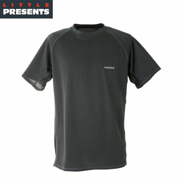 リトルプレゼンツ LITTLE PRESENTS T-17 ストレッチメッシュ ドライT チャコールグレイ STRETCH MESH DRY TEE LTPT17CHG