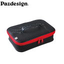 パズデザイン Pazdesign PAC-353 EVAウォッシャブルメッシュケース(L) レッド WASHABLE MESH CASE PAZPAC353RE...